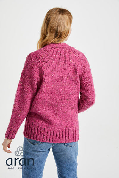 100% Soft Donegal Wool Cardigan V-Neck