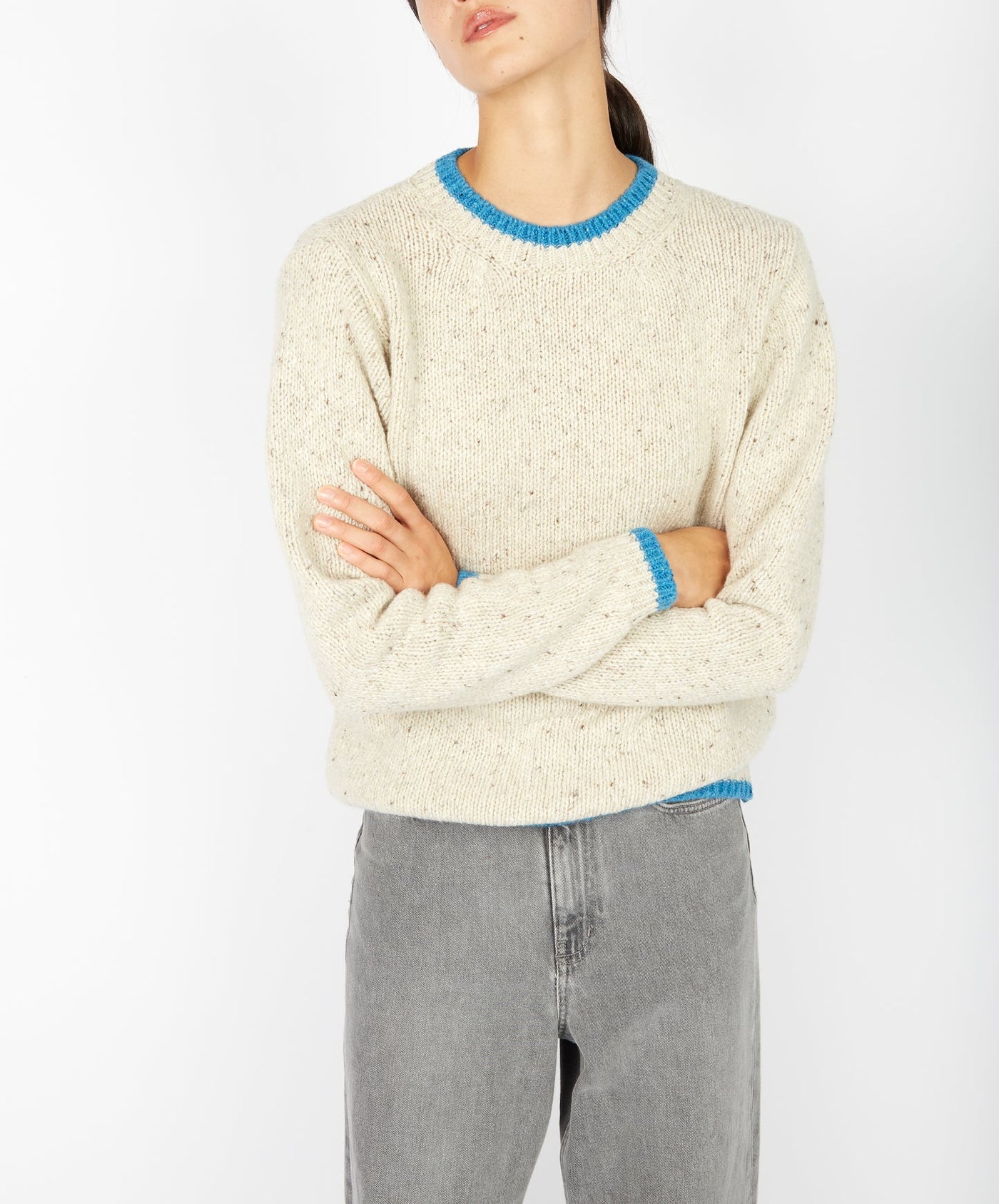 Womens Slaney Crew Neck Sweater