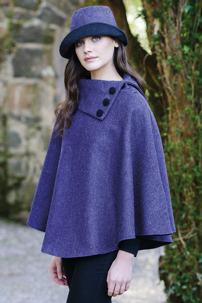 Mucros Weaver's Poncho Purple