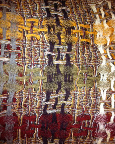 Suantrai of Ireland Scarf Open Weave Brown Rust